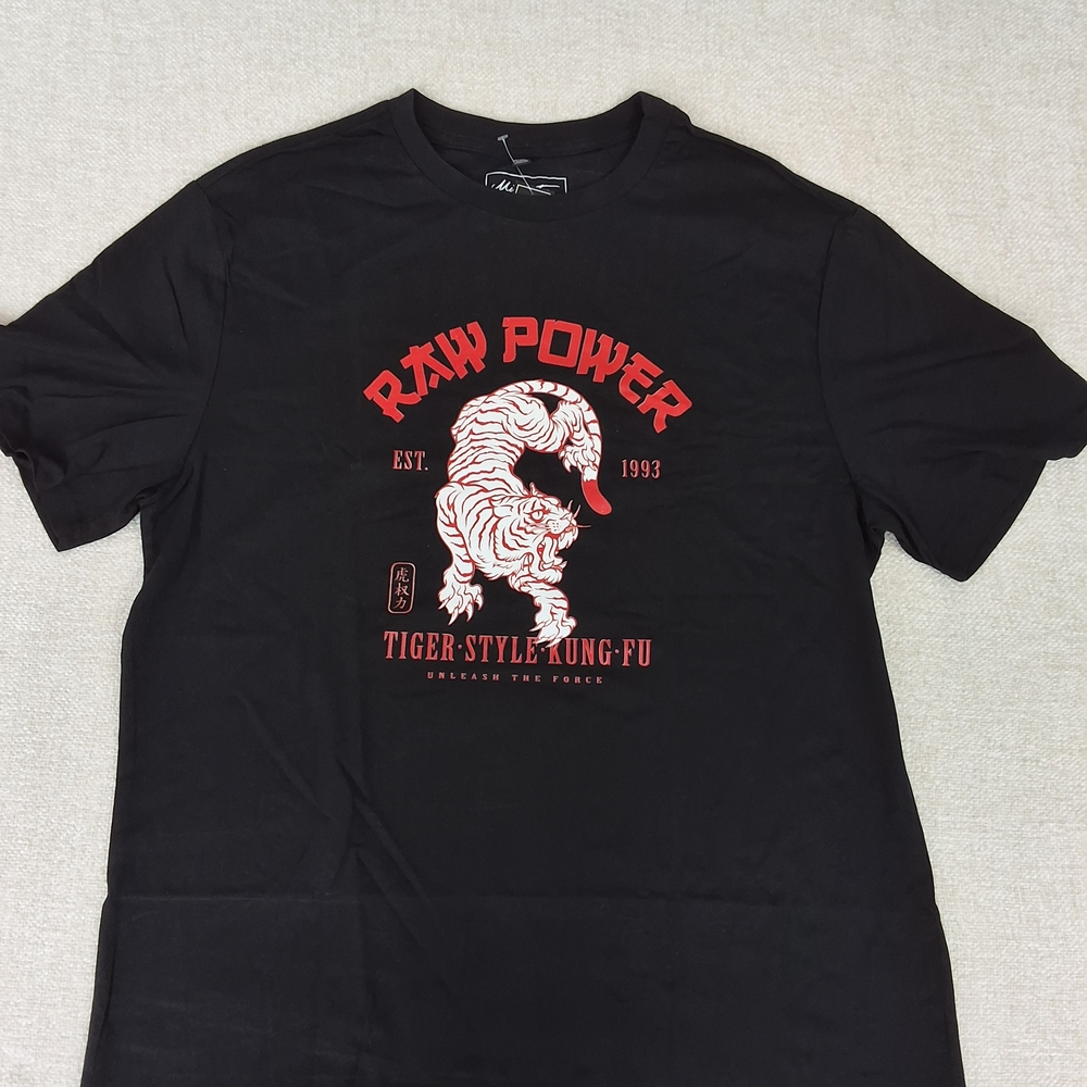 Mister Tee Raw Power Mens Black Shirt XL